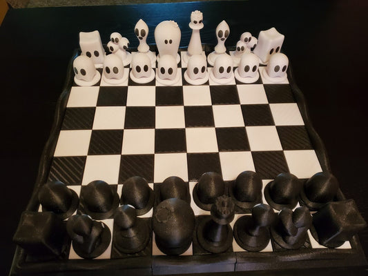 Halloween Geist Casper Schachfiguren