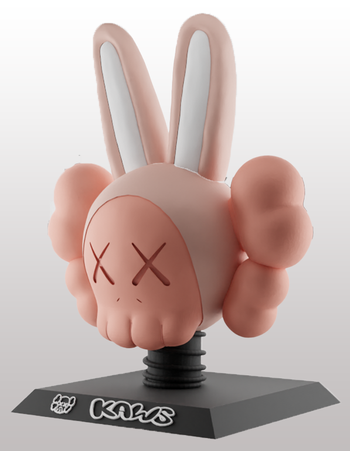 Kaws Hase Desktop Deko Objekt Groß 20CM