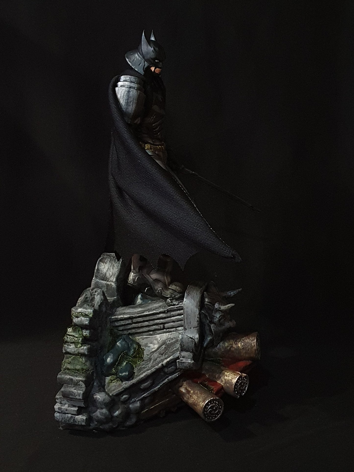 Batman Justice League Armored Figure Samurai Batman Object Large 25CM