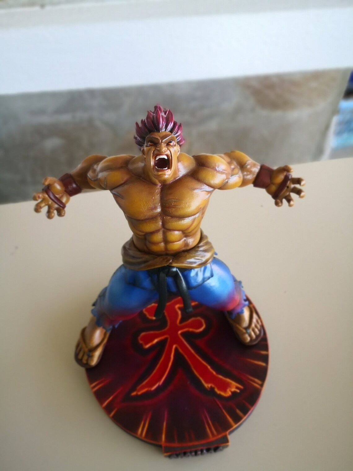Street Fighter Wütender Akuma Figur Street Fighter Wütender Akuma Objekt 25CM Groß Bo