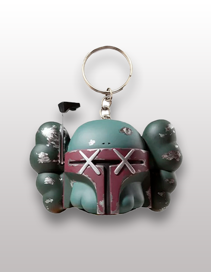 Kaws Boba Fett Schlüsselanhänger Kaws Star Wars Schlüsselanhänger 8CM