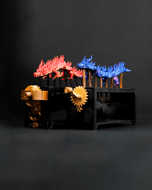 Chinesischer Drache Bewegliches Spielzeug - Festival Drache Bewegliche Schreibtischdekoration