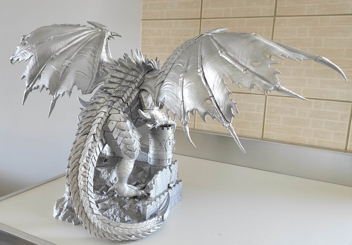 World Of Warcraft Deathwing Figur WOW Deathwing Objekt 25CM Groß