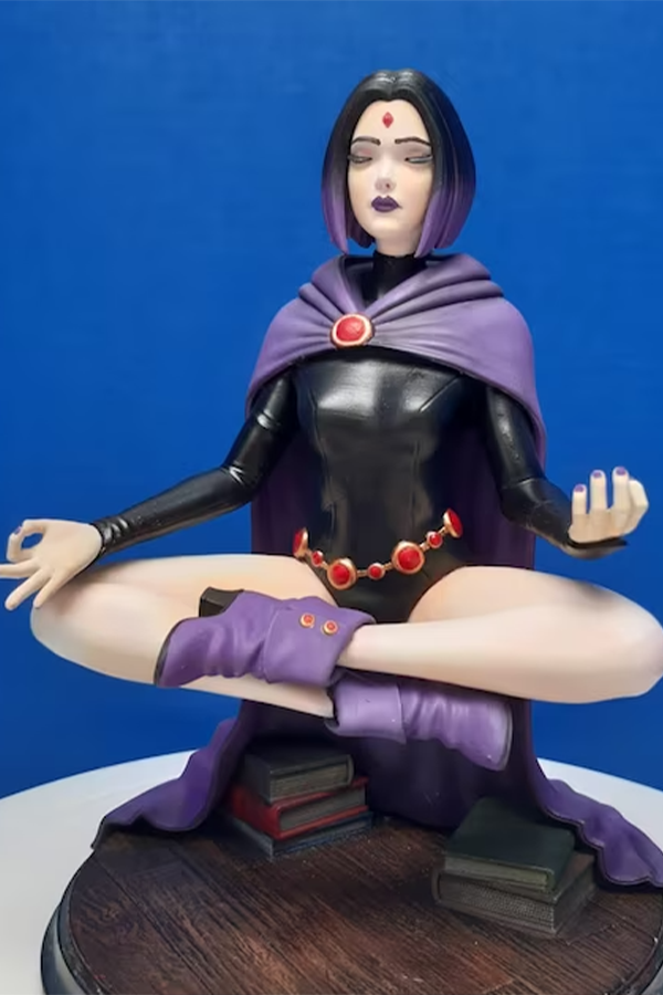 Teen Titans Raven Figur Raven Meditationsfigur Groß 25CM