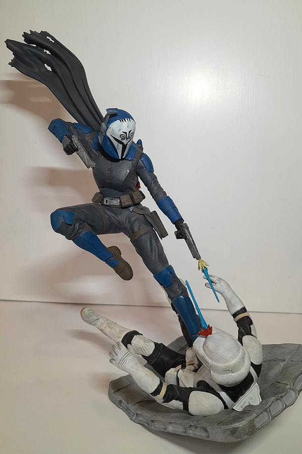 Star Wars Bo-Katan Kryze Figur The Mandalorian Bo-Katan Figur Groß 25CM