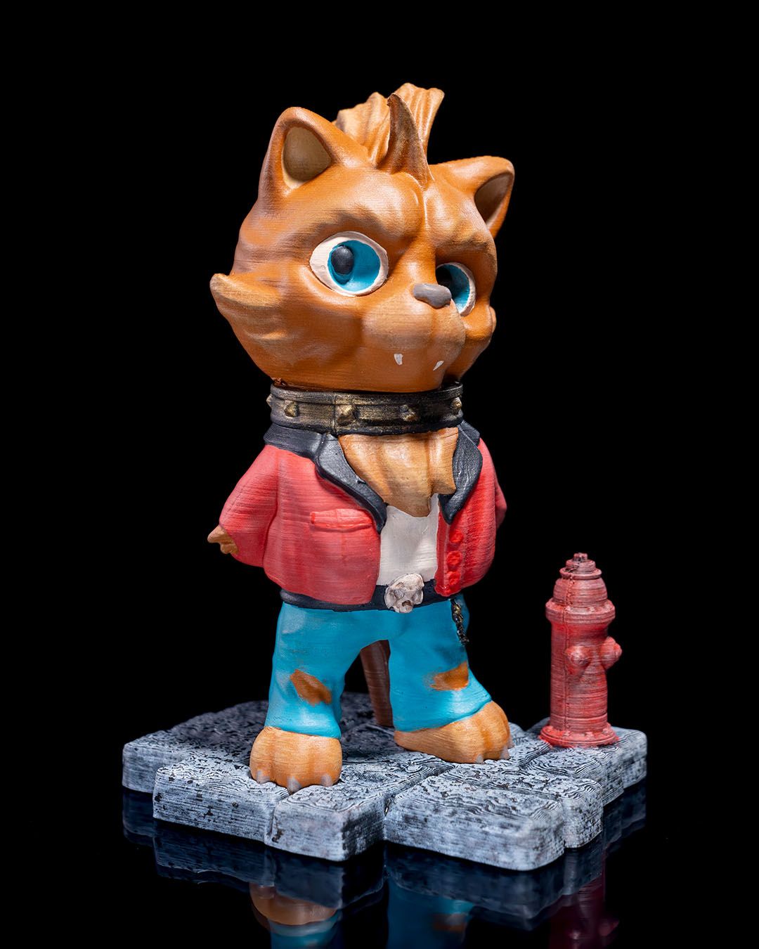 Halloween Urban Terrors - Werwolf Bemalte Figur 15 cm (GROSSE GRÖSSE)