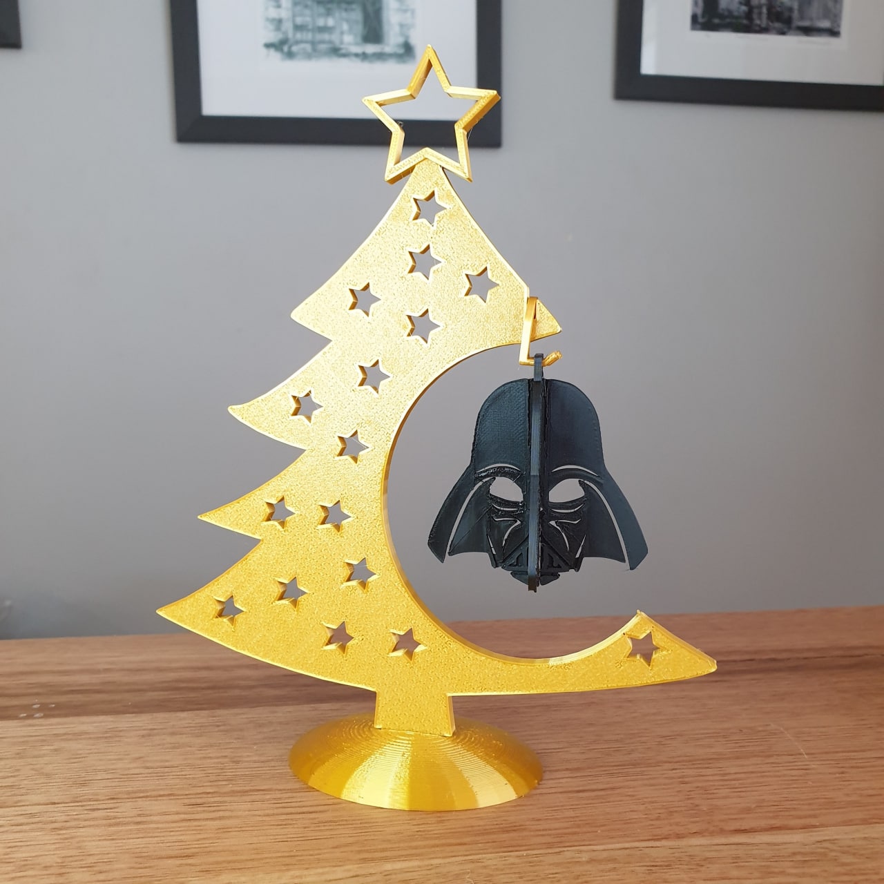 Darth Vader Weihnachtsbaumschmuck Star Wars Weihnachtsdeko Weihnachtsbaumobjekt 20CM