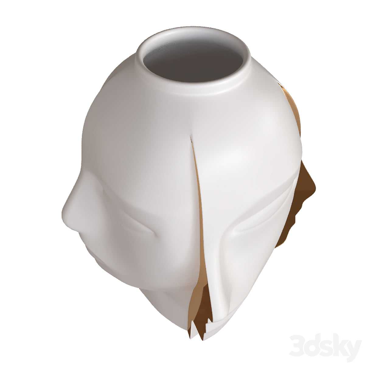 Pesso Minimalistische Menschenvase Groß 25 CM Hartplastik Dekorative Minimalistische Va