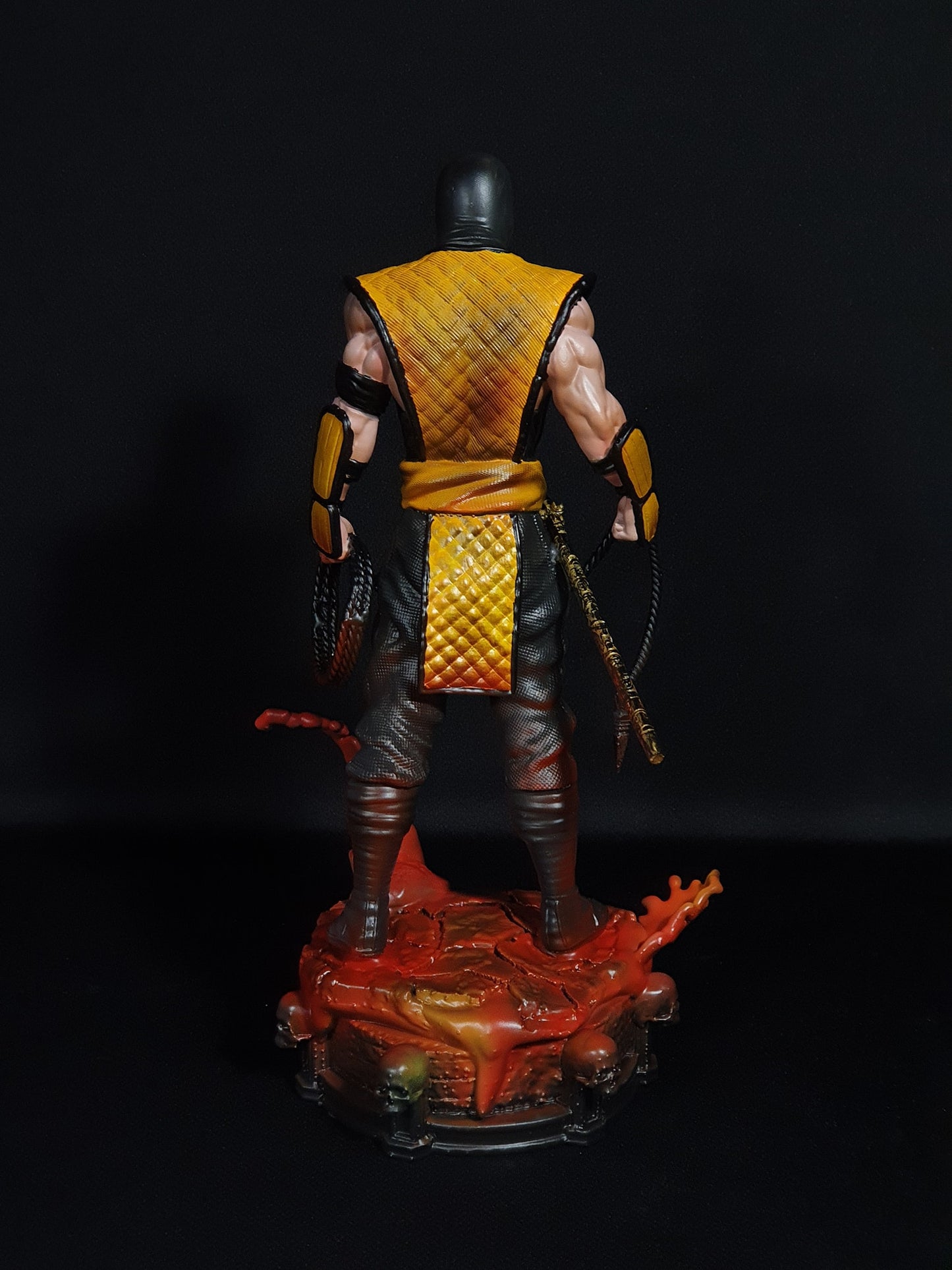 Mortal Kombat Scorpion Figur Mortal Kombat Scorpion Objekt Groß 25CM