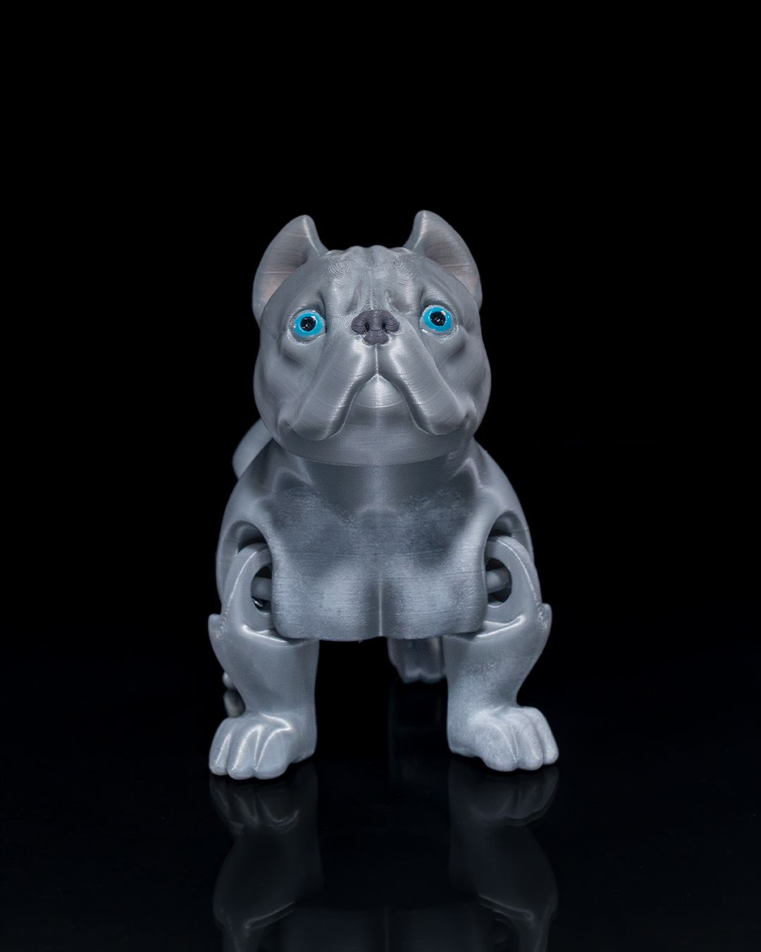 Amerikan Bully Hund Spielzeug Pitbull Bewegliches Spielzeug 15CM