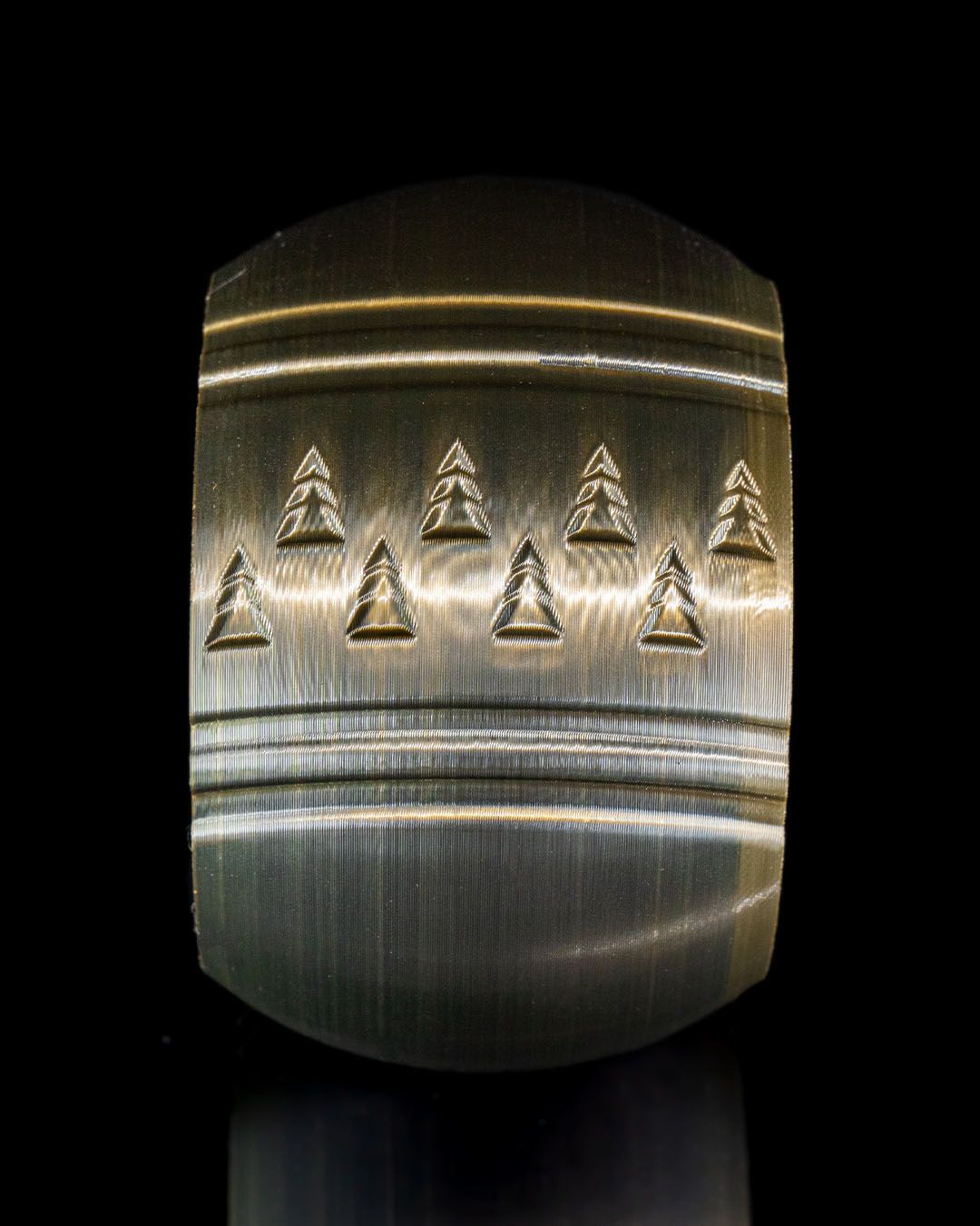 Weihnachtsbaumkugel doppelseitig, 8 cm