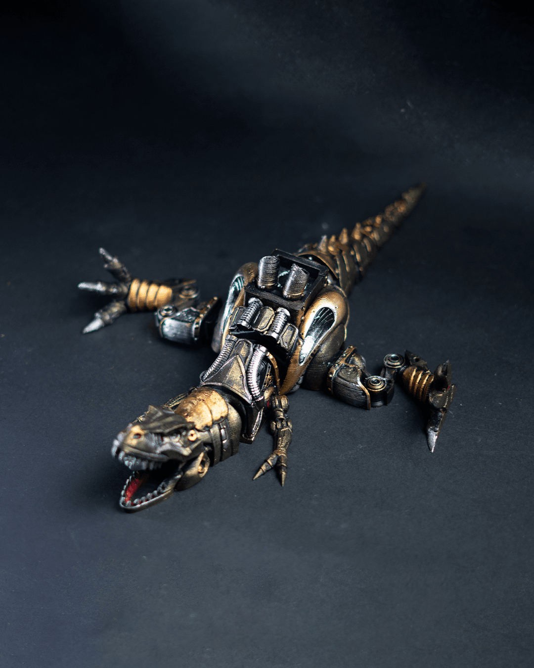 Jurassic Park Bewegliches T-Rex Dinosaurier Spielzeug Steampunk Bewegliches Spielzeug Dinosaurier