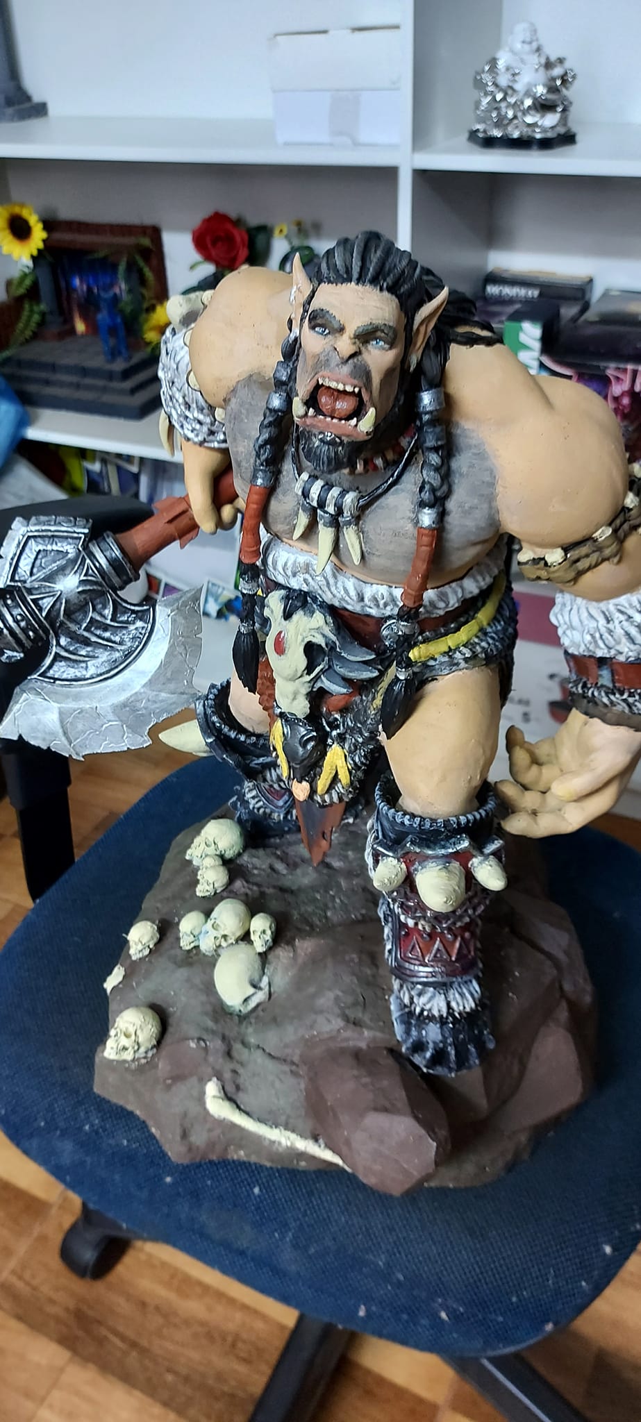 World Of Warcraft Durotan Figur WOW Durotan Objekt 25CM Großformat