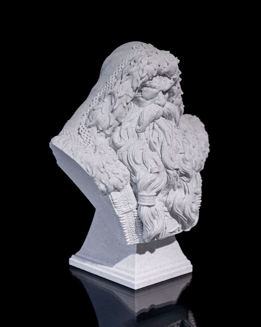 Weihnachten Skandinavische Weihnachtsmann-Büste 15CM