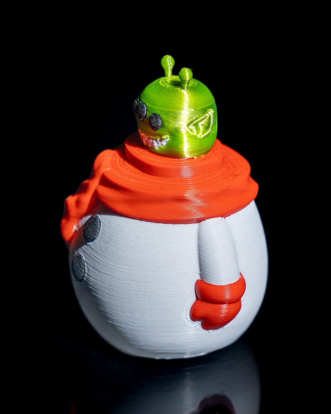 Alien Schneemann Weihnachtsdekoration Schneemann Tannenbaumschmuck 18CM