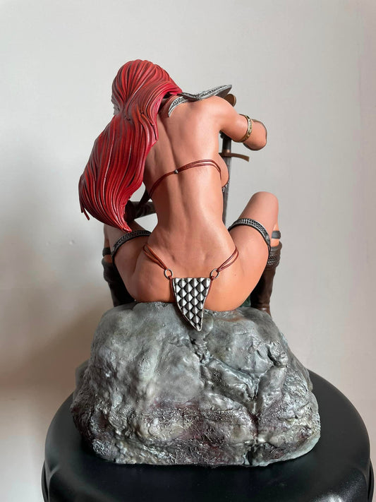 Red Sonja Figür Kızıl Sonya Dekoratif Obje Büyük Boy 25CM