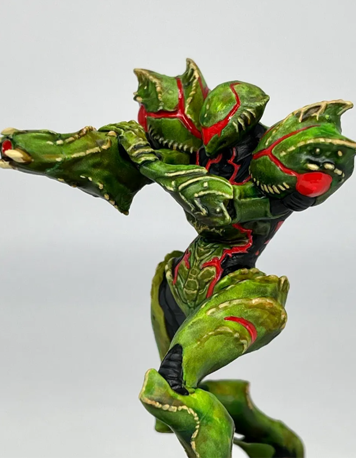 Metroid Samus Aran Figur Metroid Anzug Figur Groß 25CM