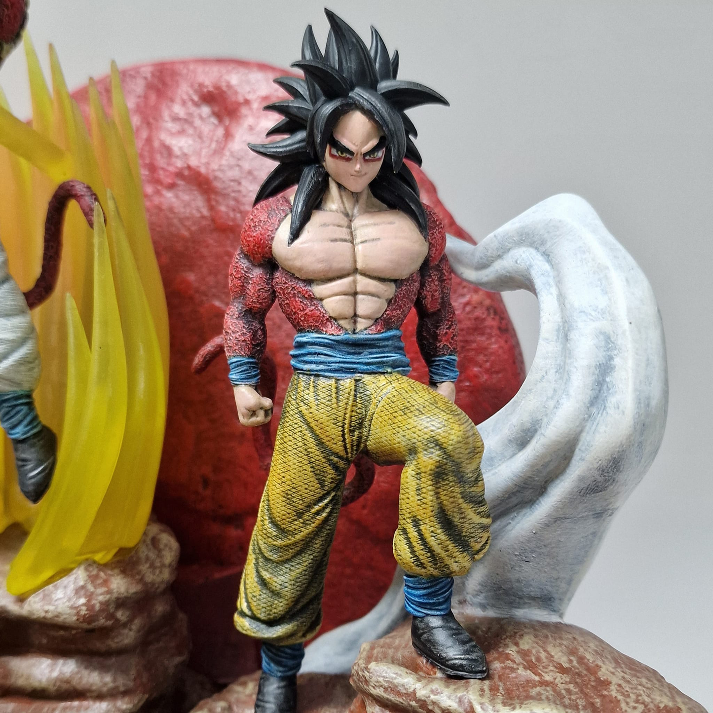 Dragon Ball GT Figur Dragon Ball Goku und Vegeta SSJ4 Gogeta Objekt 30CM Riesen Größe