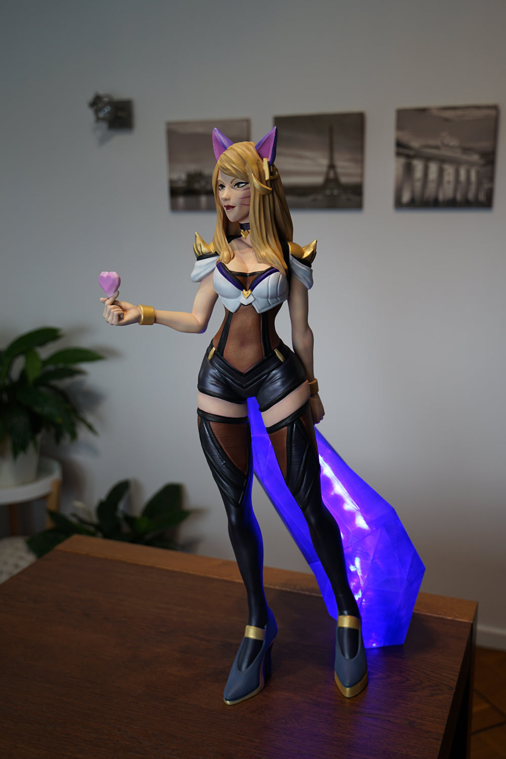 LOL Ahri Figur League of Legends Neunschwänzige Füchsin Ahri Figur Groß 25CM