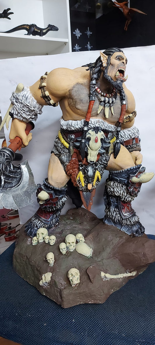 World Of Warcraft Durotan Figure WOW Durotan Object 25CM Large Size