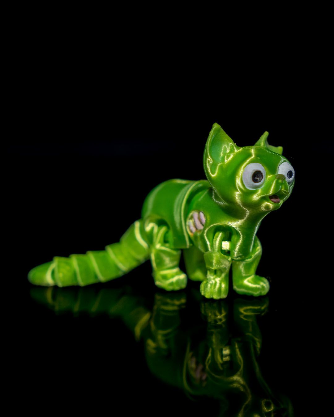 Halloween Zombie Katze Bewegliches Spielzeug 13 CM