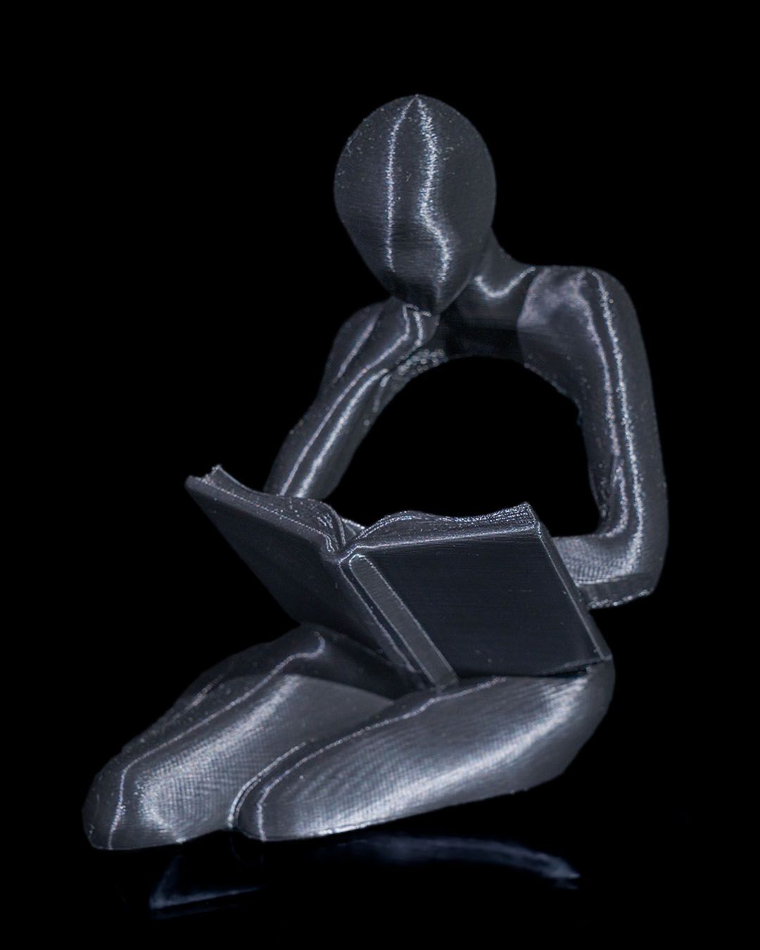 Buchlesender Mensch Abstrakter Deko-Gegenstand Abstrakte Menschenfigur Groß 20CM