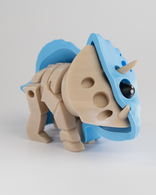 Triceratops Dinozor İskeletli Yapboz Oyuncak Dinozor İskeletli Oyuncak