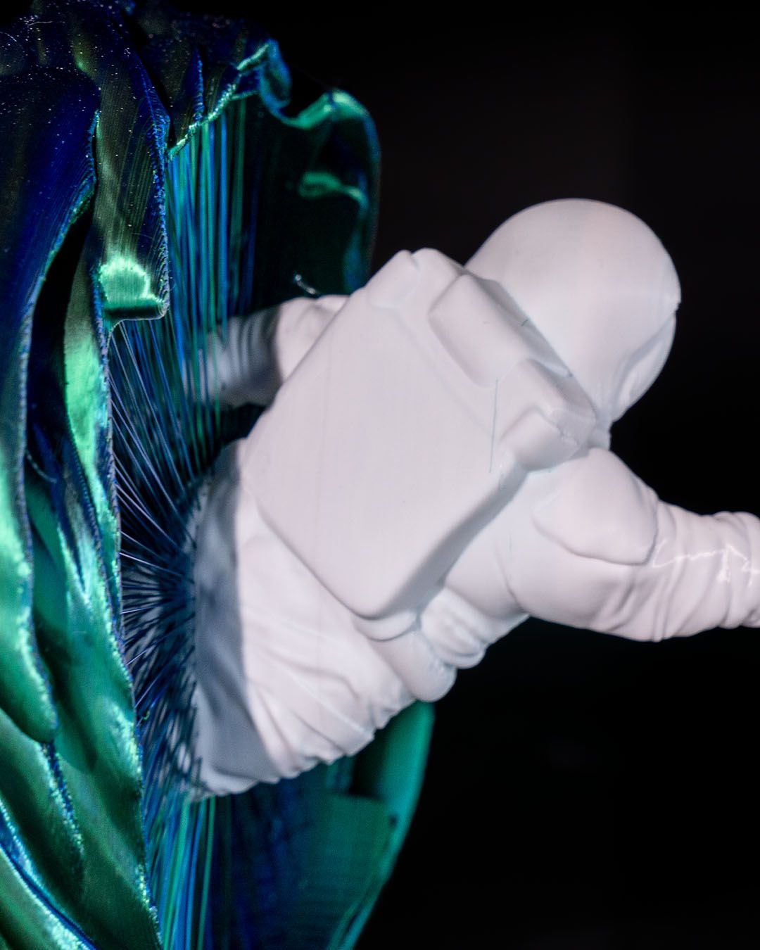 Interstellar Astronaut Raum Dekorative Figur Weltall Desktop Figur 18CM