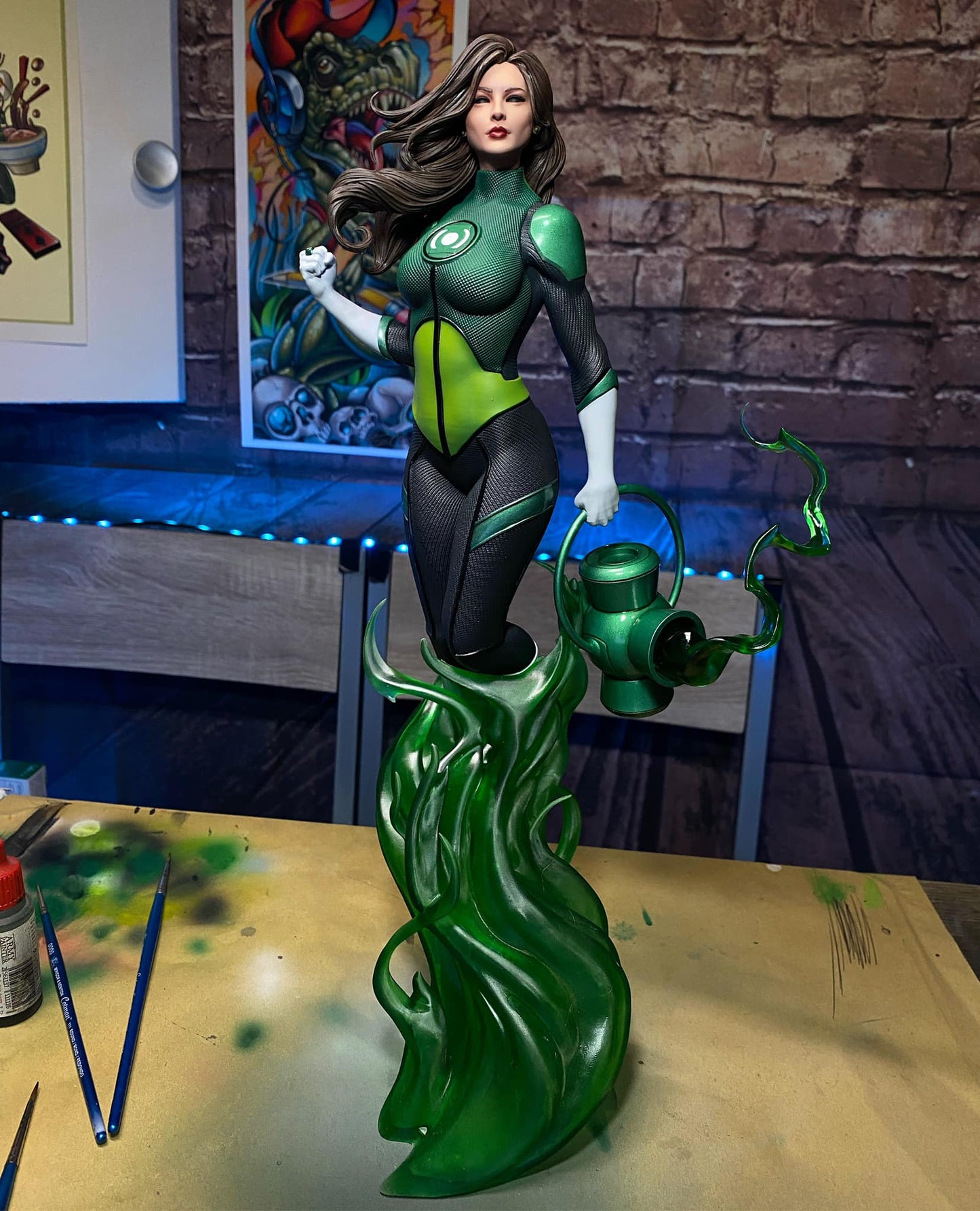 Prime Earth DC Batman Jessica Cruz Figur Green Lantern Figur Groß 25CM