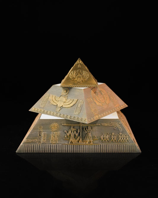 Pyramid Enigma Puzzle Box - Organizer