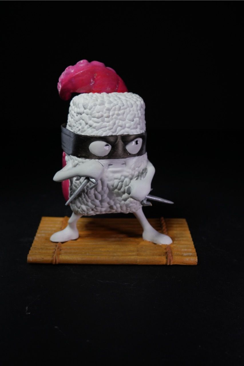 Japanische Ninja Sushi Figur Tunatello Tako Tischdeko Figur
