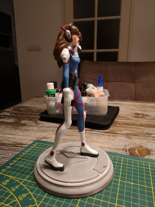 Overwatch D.Va Figür Overwatch Hana Song Figür Büyük Boy 25CM