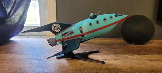 Futurama Planet Express Ship Boyalı Figür Futurama Gezegen Ekspres Gemisi