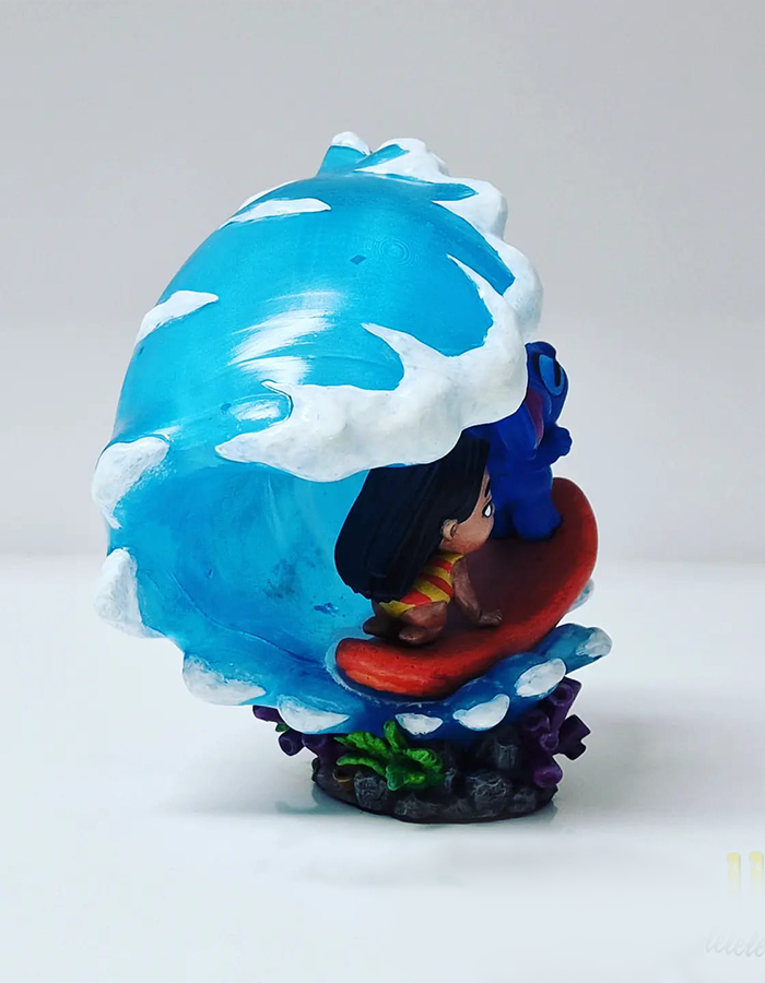 Lilo & Stitch Bemalte Figur Groß 25CM