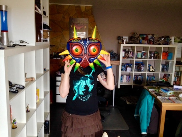 Halloween Legend of Zelda Majora's Maske Cosplay Maske Tragbar Groß
