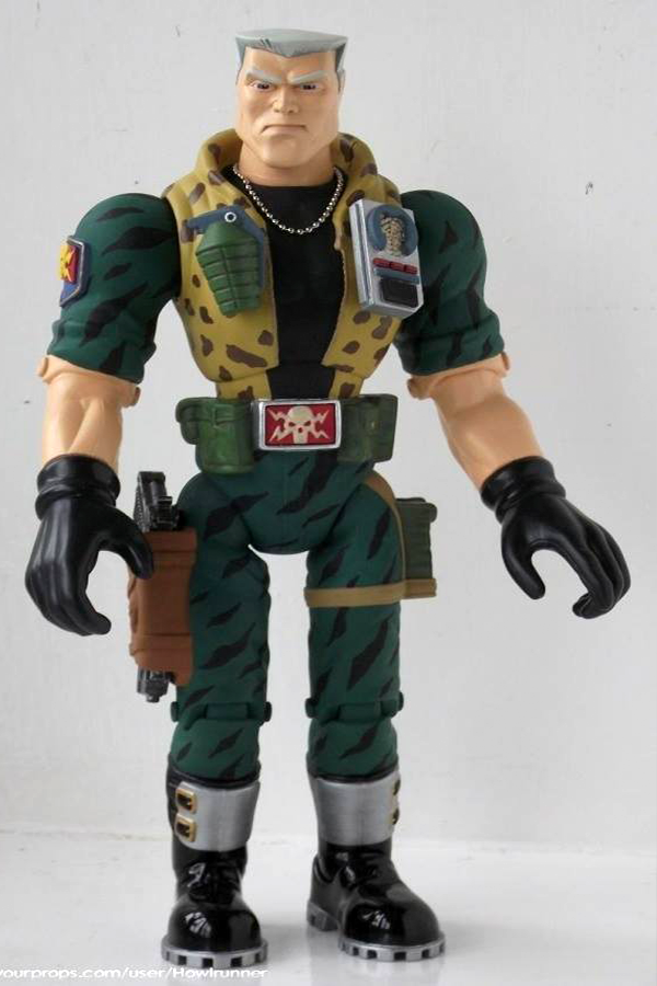 Small Soldiers Major Chip Hazard Figur Major Chip Hazard Objekt Groß 25CM