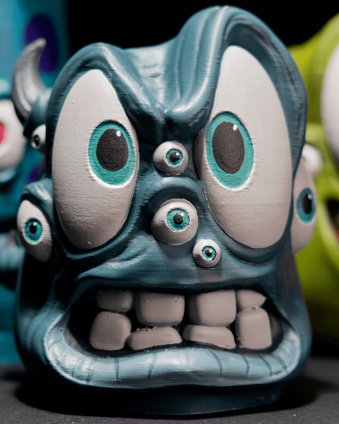 Niedliche Monster 3er-Vasen-Set Monster 3er-Pflanztopf-Set