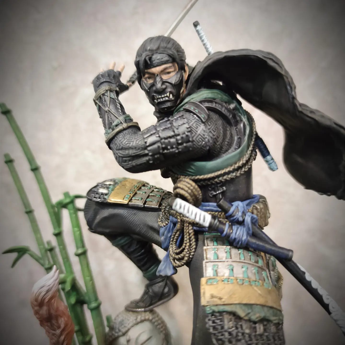 Ghost of Tsushima Jin Sakai Figur Ghost of Tsushima Hayalet Meijin 25CM Groß B