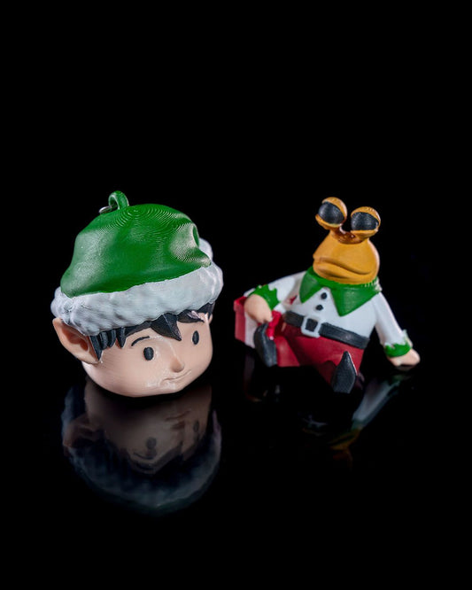 Elfen-Weihnachtsbaumschmuck Weihnachts-Elf-Christbaumschmuck 18CM