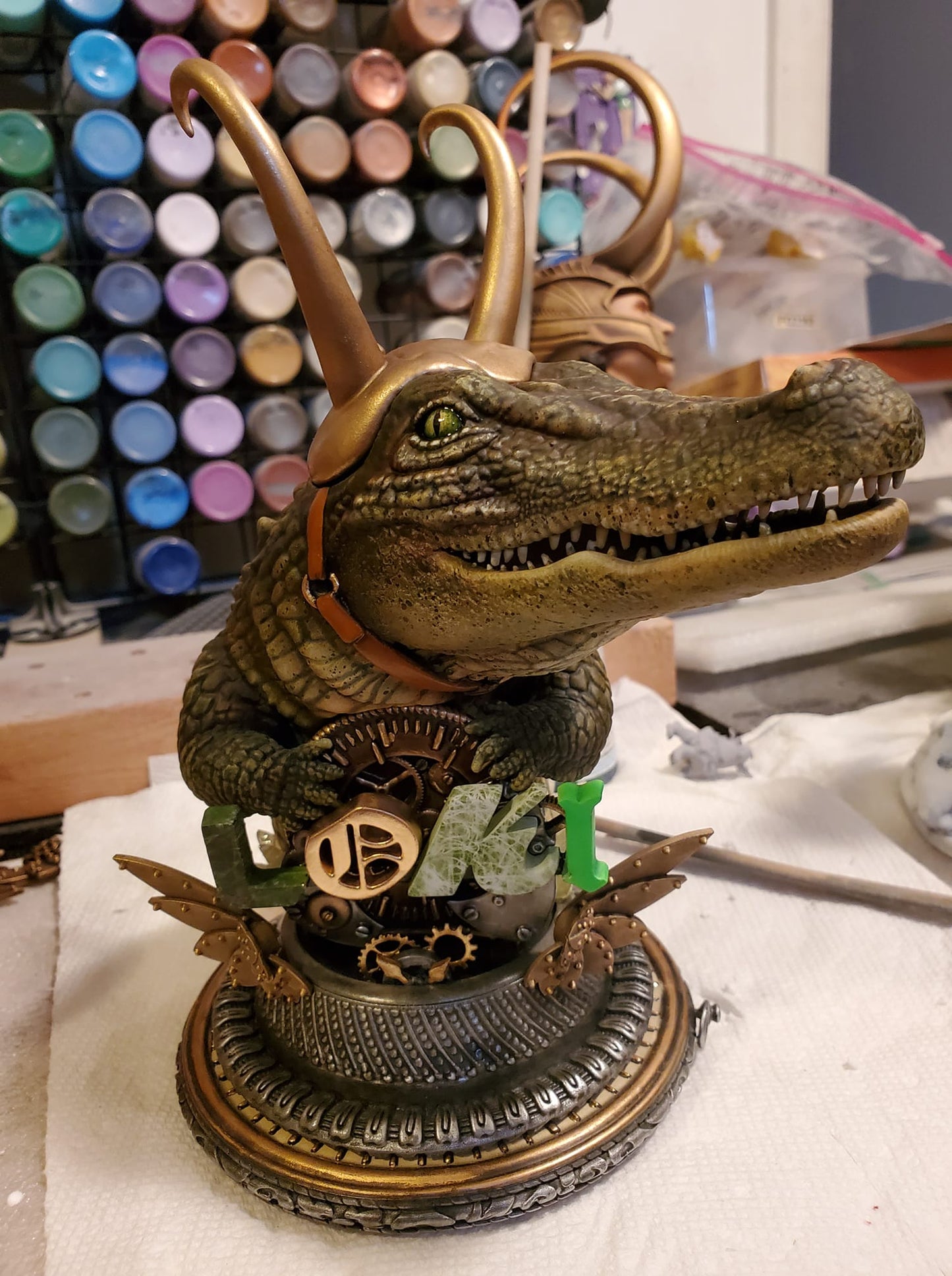 Marvel Alligator Loki Büste Alligator Figur 15CM