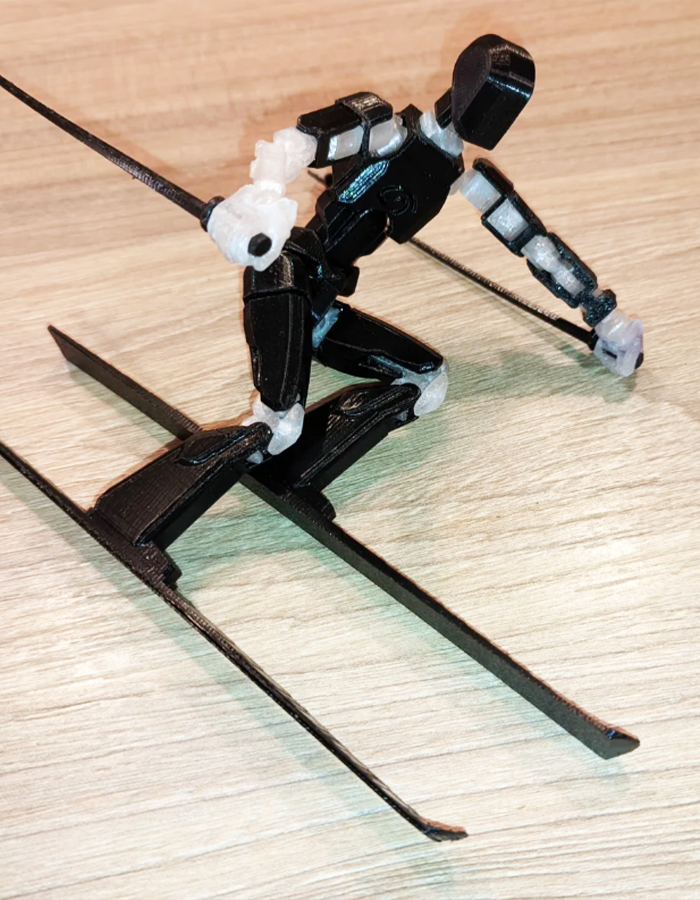 Snowboard-Figur Skifahrer Dekoration 15CM