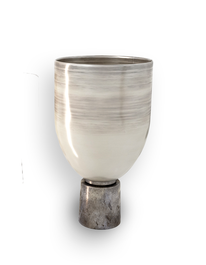 Bone Moderne Vase Groß 25 CM Hartplastik Dekorative Moderne Vase