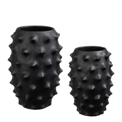 Espinho Stachelige Vase Groß 25 CM Hartplastik 2er-Set Dekorative Moderne Vase