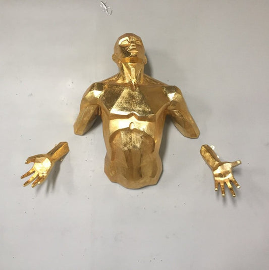 Modern Adam Duvar Dekoru Sculpture Angel Man Wall (Giga Giant Size)