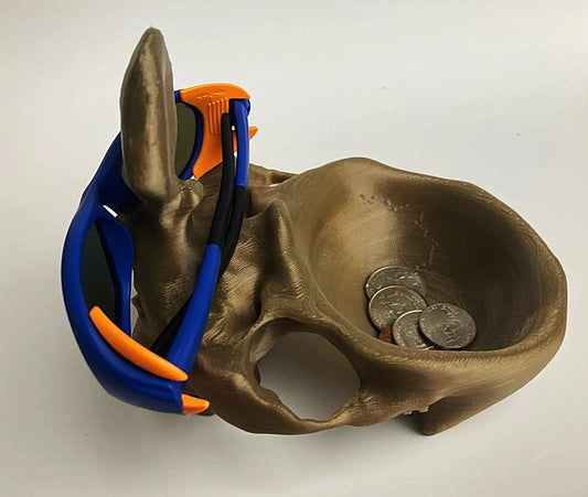 Skull Kafatası Gözlük ve Bozuk Para Tutucu