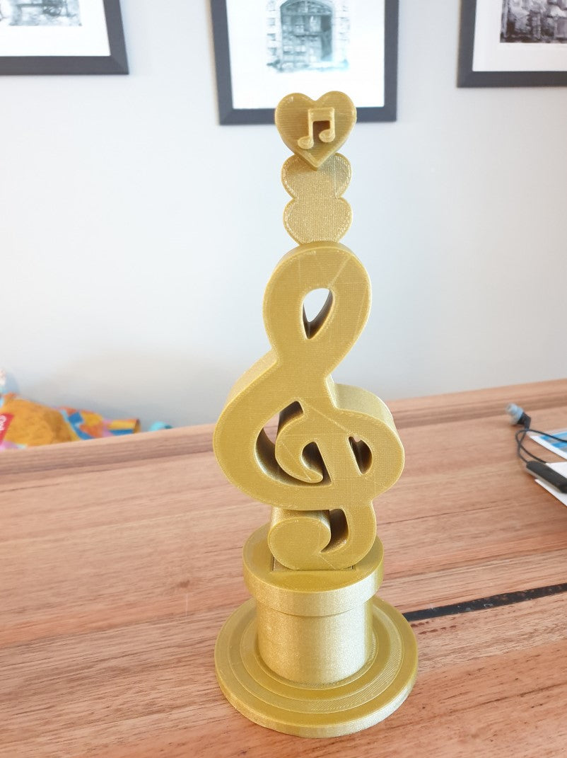 Kopfhörerständer Noten Musik Kopfhörerhalter