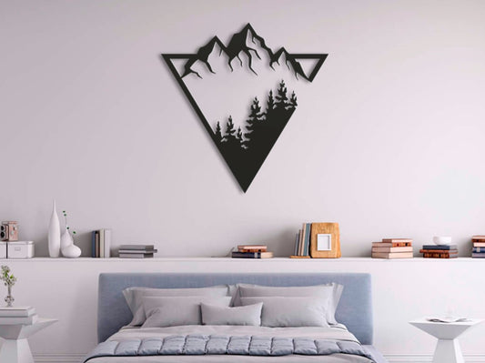 Everest Triangle Wall Decor 23 Cm
