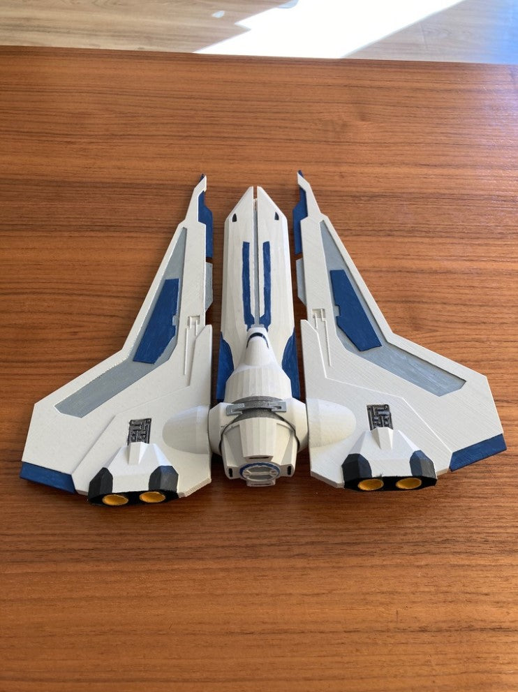 Mandalorian-Raumschiff Kom'rk Modell-Raumschiff Star Wars 25 CM GRÖSSE (Große Ausführung)