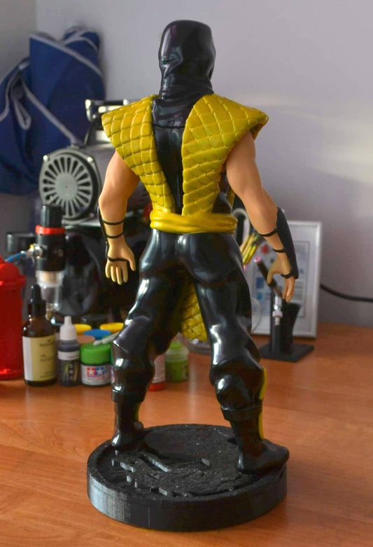 Scorpion Mortal Kombat Boyalı Figür 20 Cm