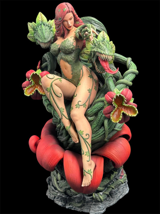 Poison Ivy Bemalte Figur 25 CM DC Comics Ultra HD 8K